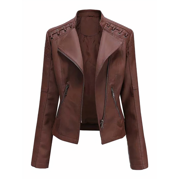 W&W Mode - Leren Damenjacke