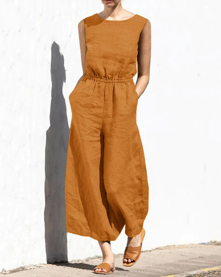 W&W Mode | Klassischer Baumwoll Jumpsuit