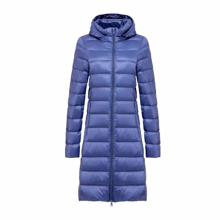 W&W Mode | Lange leichte Daunenjacke