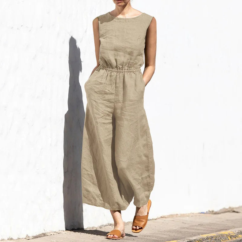 W&W Mode | Baumwoll Leinen Overall