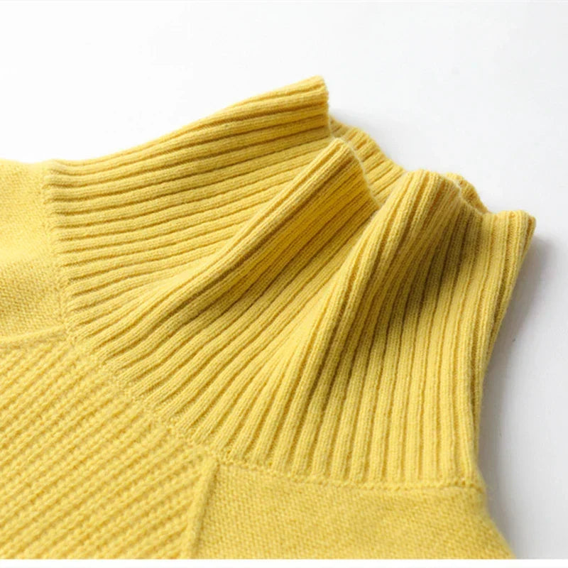 W&W Mode | ARGYLE ROLLNECK-PULLOVER