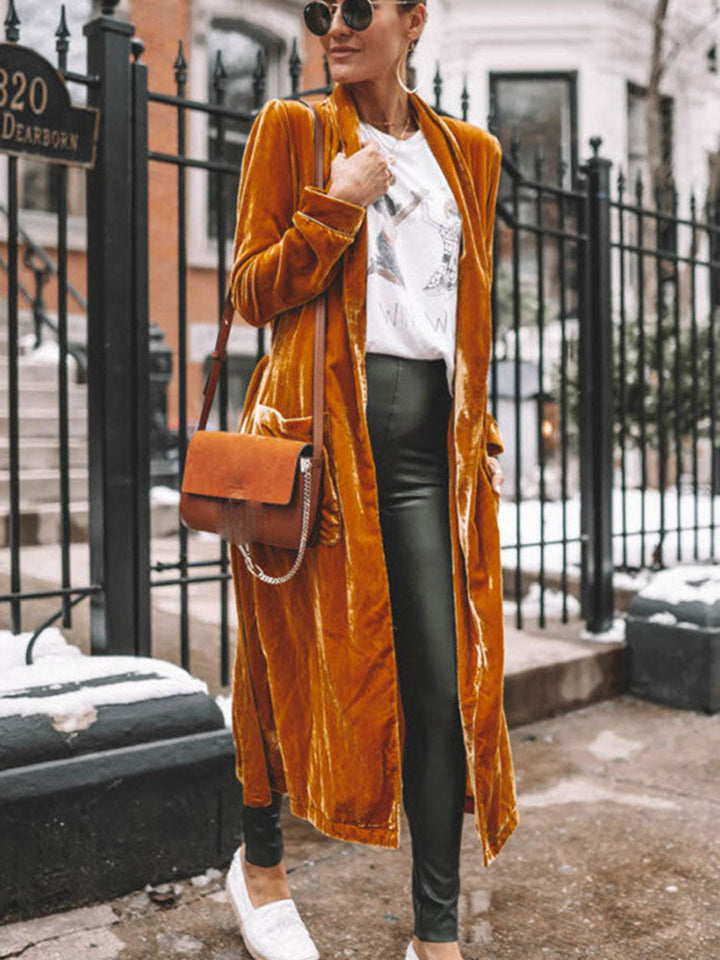 W&W Mode | Uplifting My Way Kimono Jacke Aus Samt