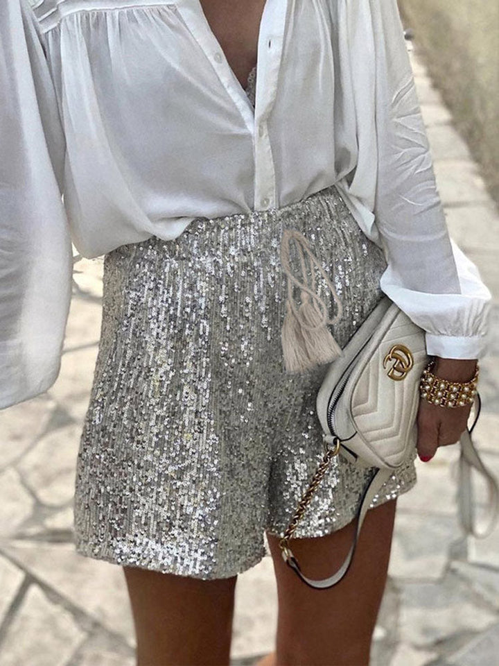 W&W Mode | Glitzernde Shorts Für Damen