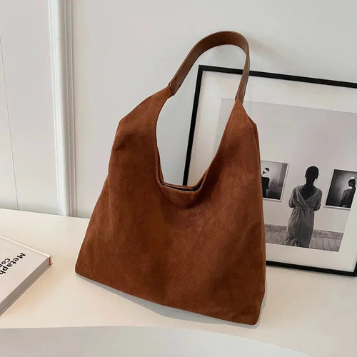 W&W Mode | Tote Tasche Aus Wildleder