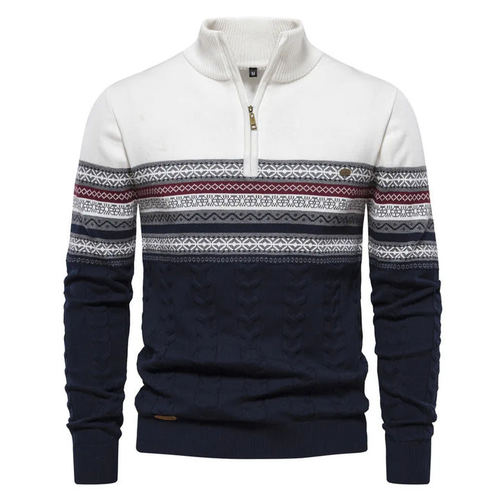 W&W Mode - Pullover mit Retro-Muster