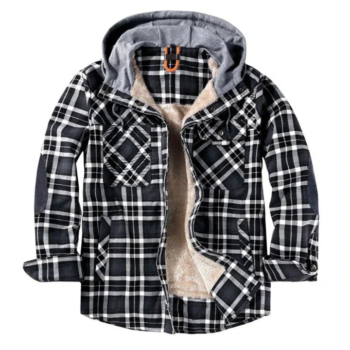 W&W Mode - Karierte Herrenjacke