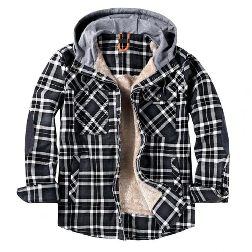 W&W Mode - Karierte Herrenjacke