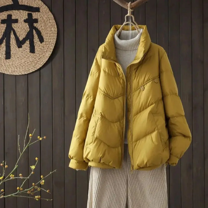 W&W Mode - Damen Steppjacke mit Stehkragen