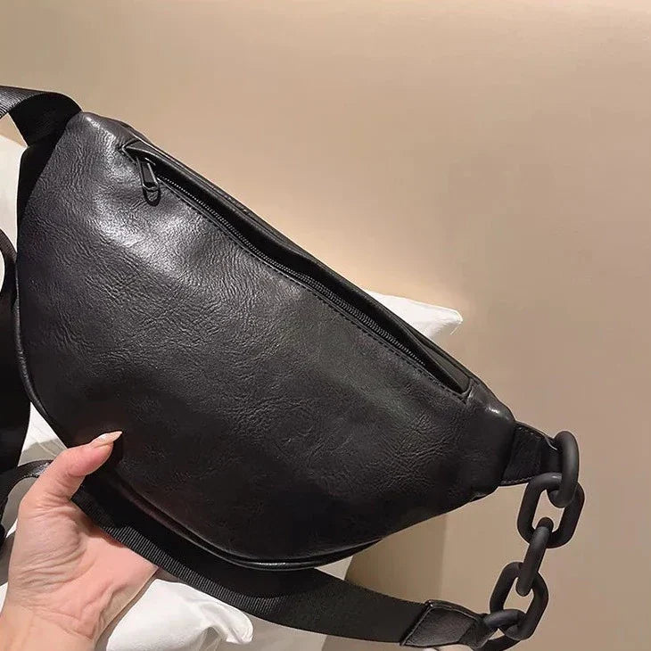 W&W Mode - Leder-Brusttasche