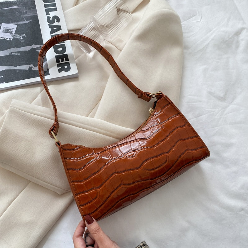 W&W Mode Modische Exquisite Einkaufstasche Tote Schultertaschen Einfarbig Kettentasche für Damen