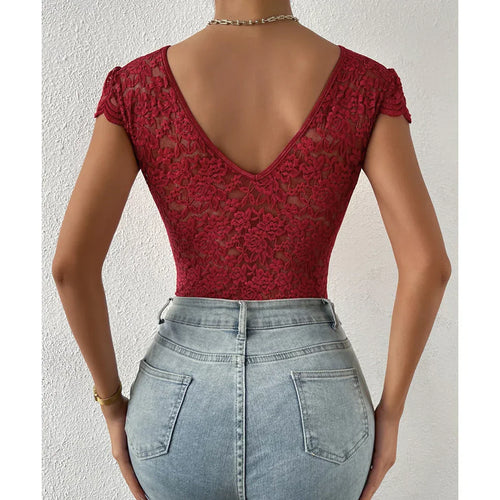 W&W Mode | Eleganter Spitzen Body Für Damen