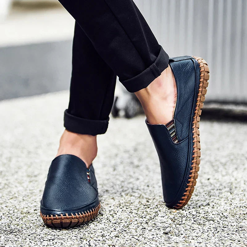 W&W Mode | Leder Premium Slipper Herren