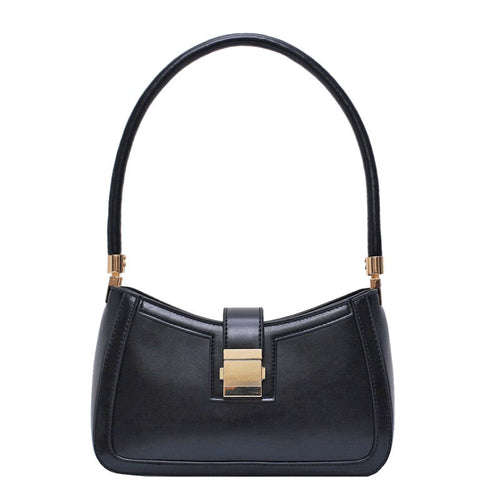 W&W Mode Stilvolle Linke Schultertasche | Damen Designer Handtasche mit Reißverschluss