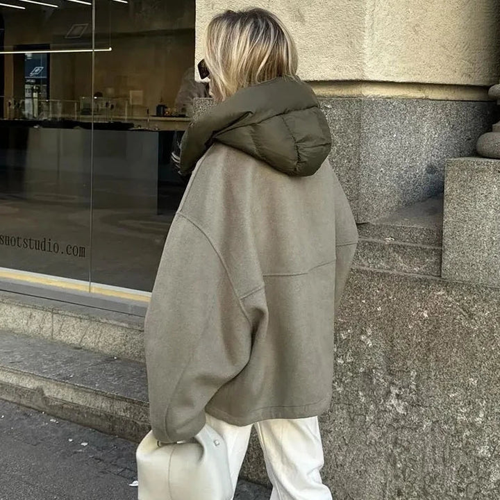 Damen Kapuzenjacke mit lockerer Passform