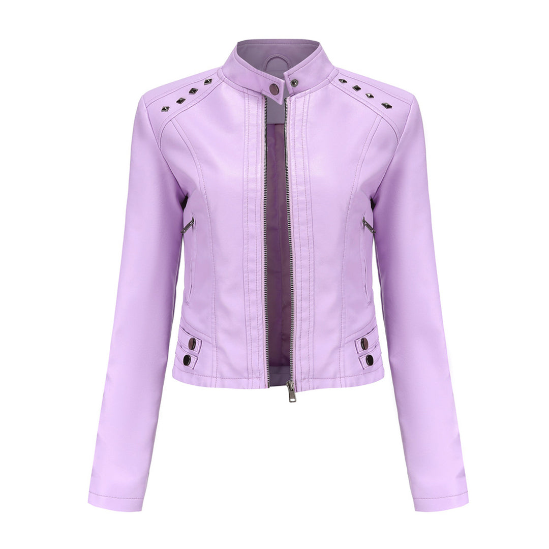 W&W Mode | Elegante Lederjacke mit einzigartigen Details für Damen