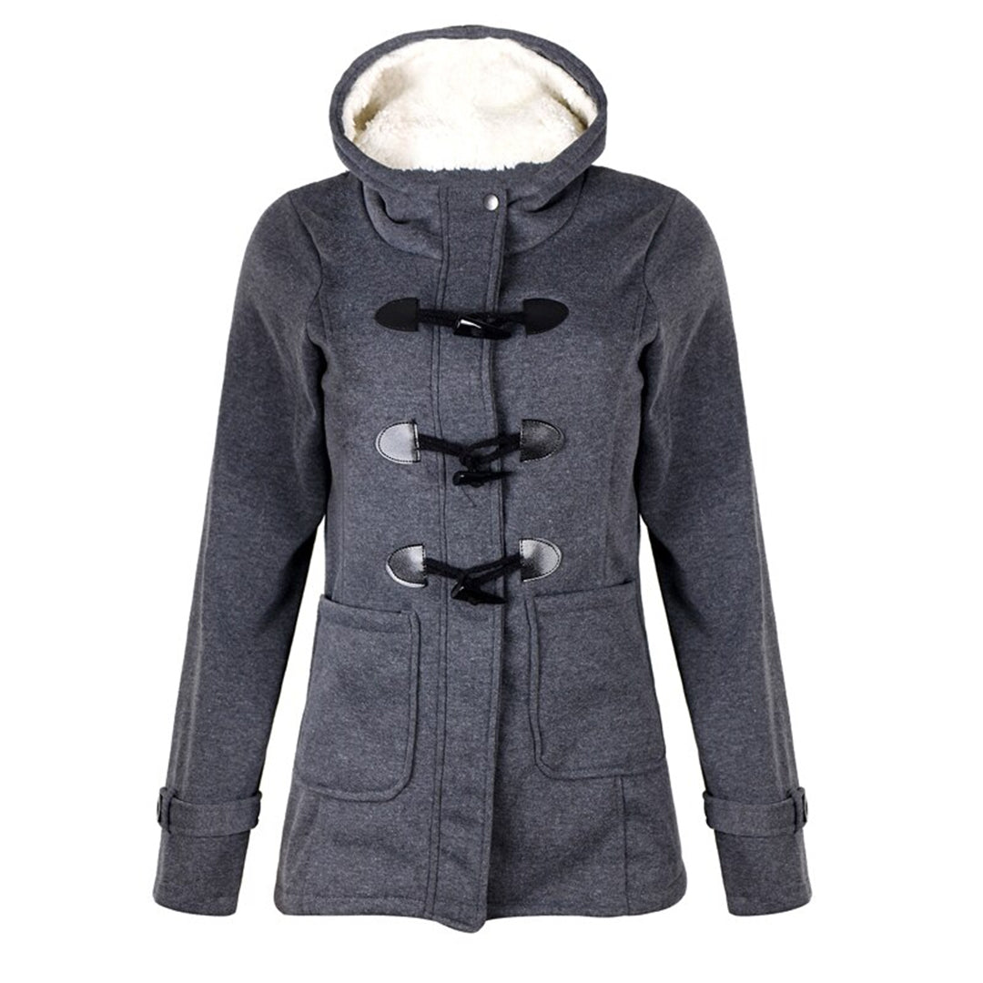 W&W Mode | Damen Winterjacke Mit Knopfverschluss