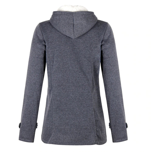 W&W Mode | Damen Winterjacke Mit Knopfverschluss