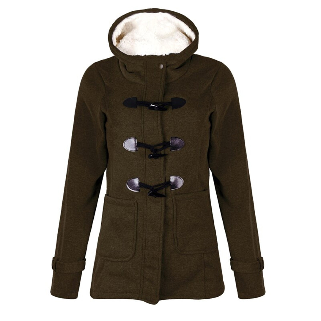 W&W Mode | Damen Winterjacke Mit Knopfverschluss