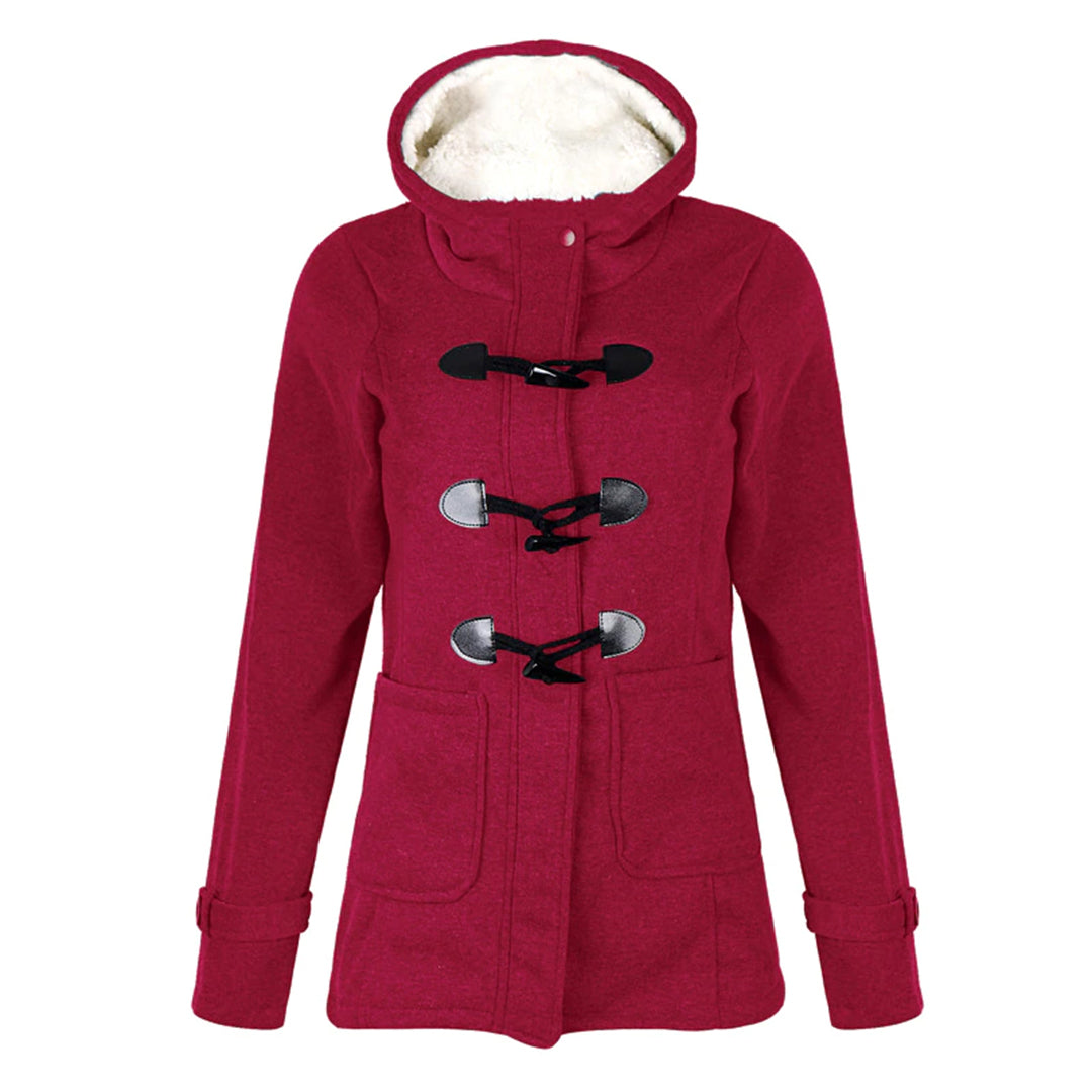 W&W Mode | Damen Winterjacke Mit Knopfverschluss