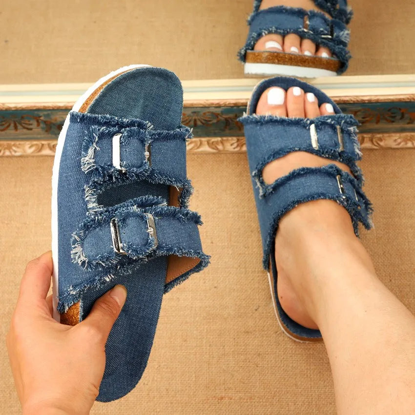 W&W Mode | Denim Style Sandalen
