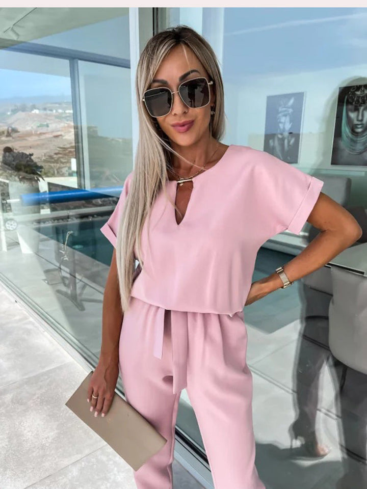 W&W Mode | Sommeroverall mit weitem Bein