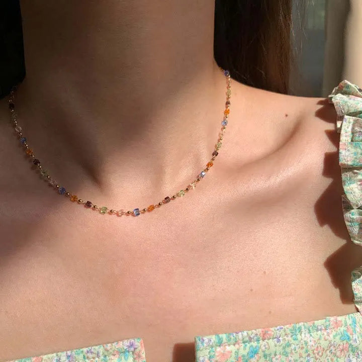 W&W Mode | Elegante Natur Edelstein Kette