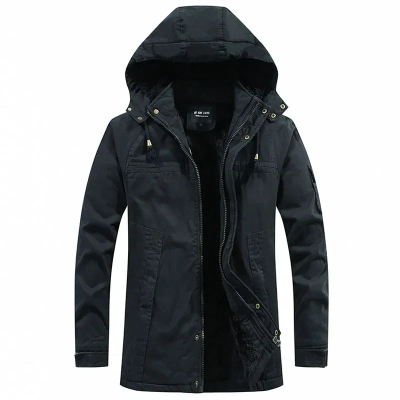 W&W Mode - Winterjacke mit Kapuze für Herren
