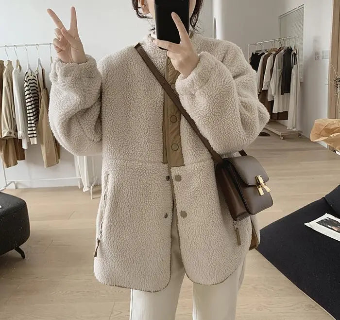 W&W Mode | Oversize Winterjacke in dicker Qualität