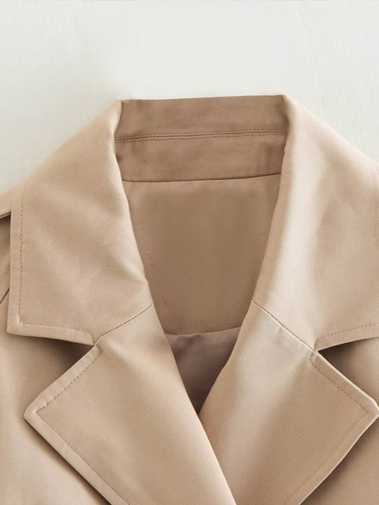 W&W Mode | Cropped Trenchcoat
