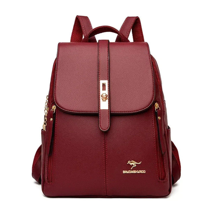 W&W Mode | Anti Diebstahl Lederrucksack Für Damen Mit Großem Fassungsvermögen