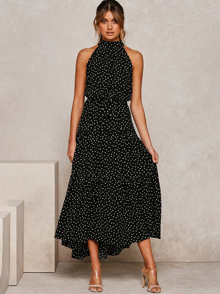 W&W Mode | Polka Neckholder Kleid