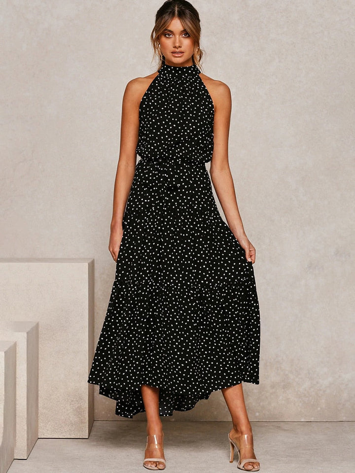 W&W Mode | Polka Neckholder Kleid