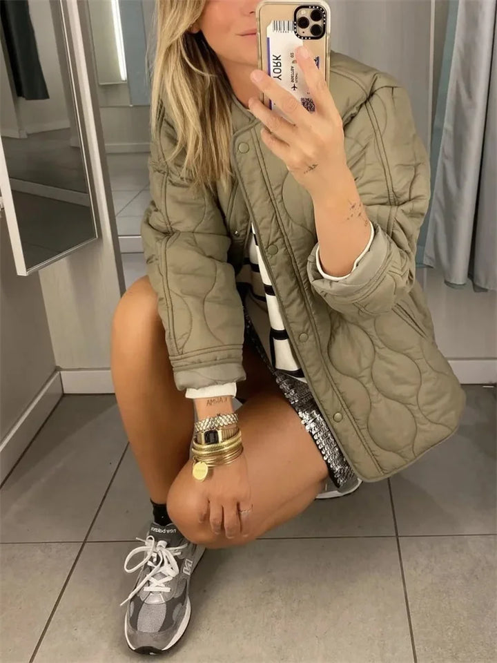 W&W Mode - Oversize Steppjacke mit Taschen