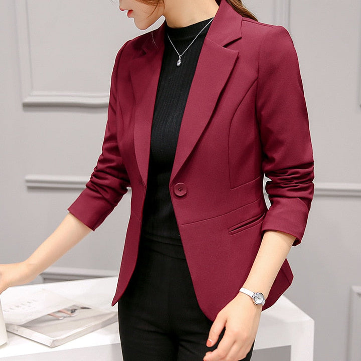 W&W Mode Lässig Taschen Kurz Blazer