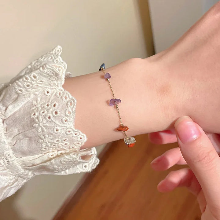 W&W Mode | Elegante Natur Edelstein Kette
