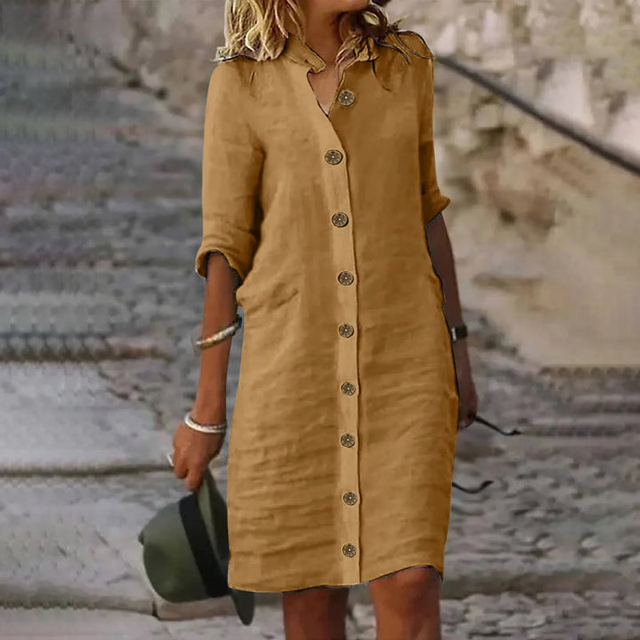 W&W Mode | Bewegliches Midi Hemdkleid