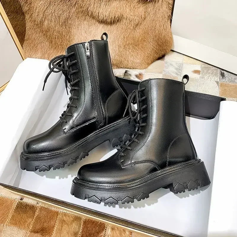 W&W Mode | Wasserdichte Schnürstiefel mit Fellfutter