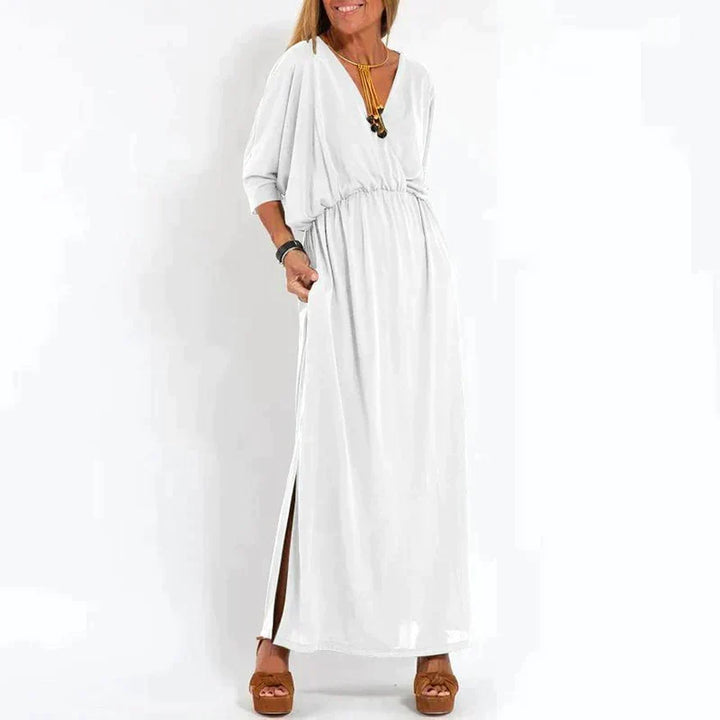 W&W Mode | Elegantes Boho-Maxikleid mit Taillenband