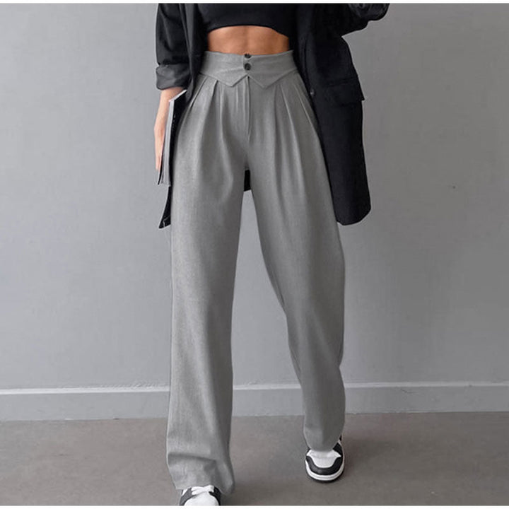 W&W Mode | Stilvolle High-Waist-Hose mit Falten