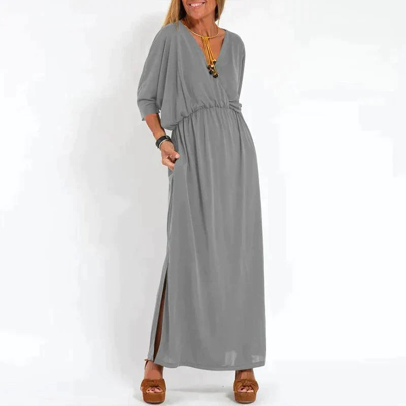 W&W Mode | Elegantes Boho-Maxikleid mit Taillenband