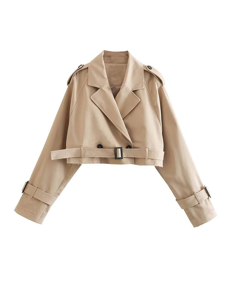 W&W Mode | Cropped Trenchcoat