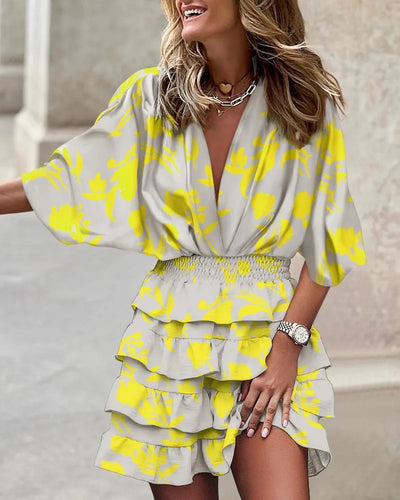 W&W Mode - Stylisches bedrucktes Minikleid