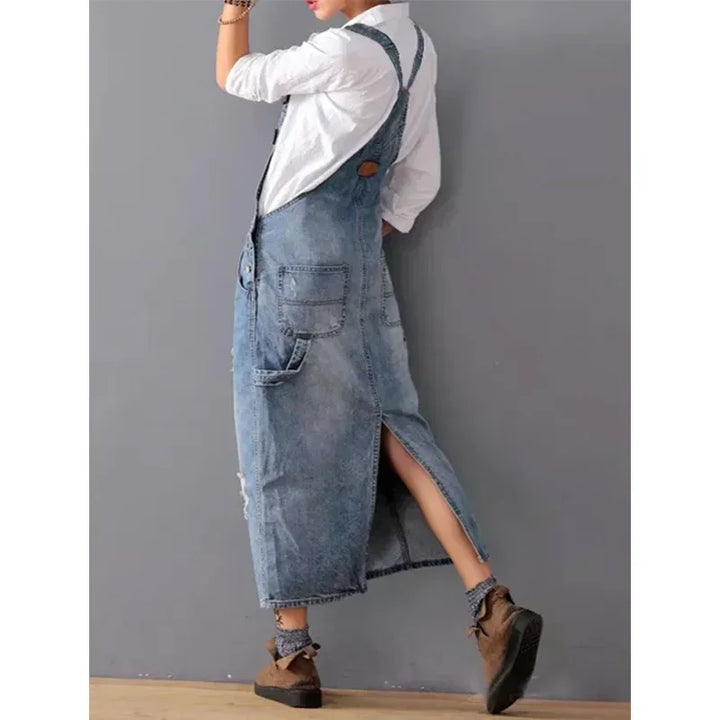 W&W Mode | Lässiges Denim Trägerkleid