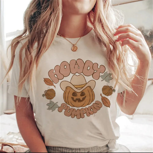 W&W - Modisches Herbst-Halloween-T-Shirt