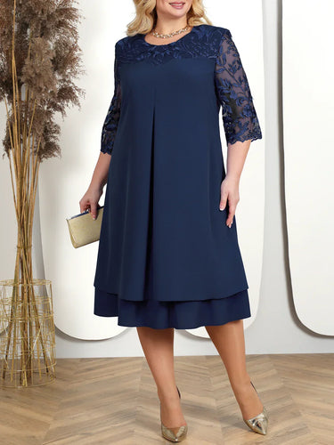 W&W Mode | Elegantes Besticktes Abendkleid für Frauen