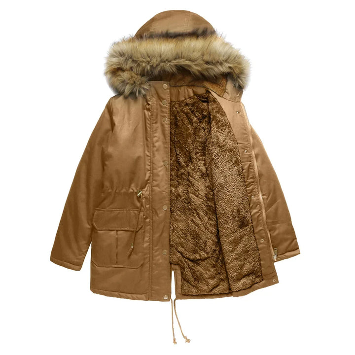 W&W Mode - Lange Parka mit Pelz