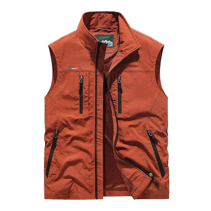 W&W Mode | Mehrfachtaschen Nylon Bodywarmer Für Herren