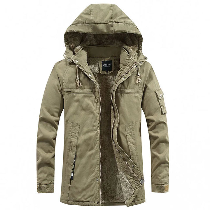 W&W Mode - Winterjacke mit Kapuze für Herren
