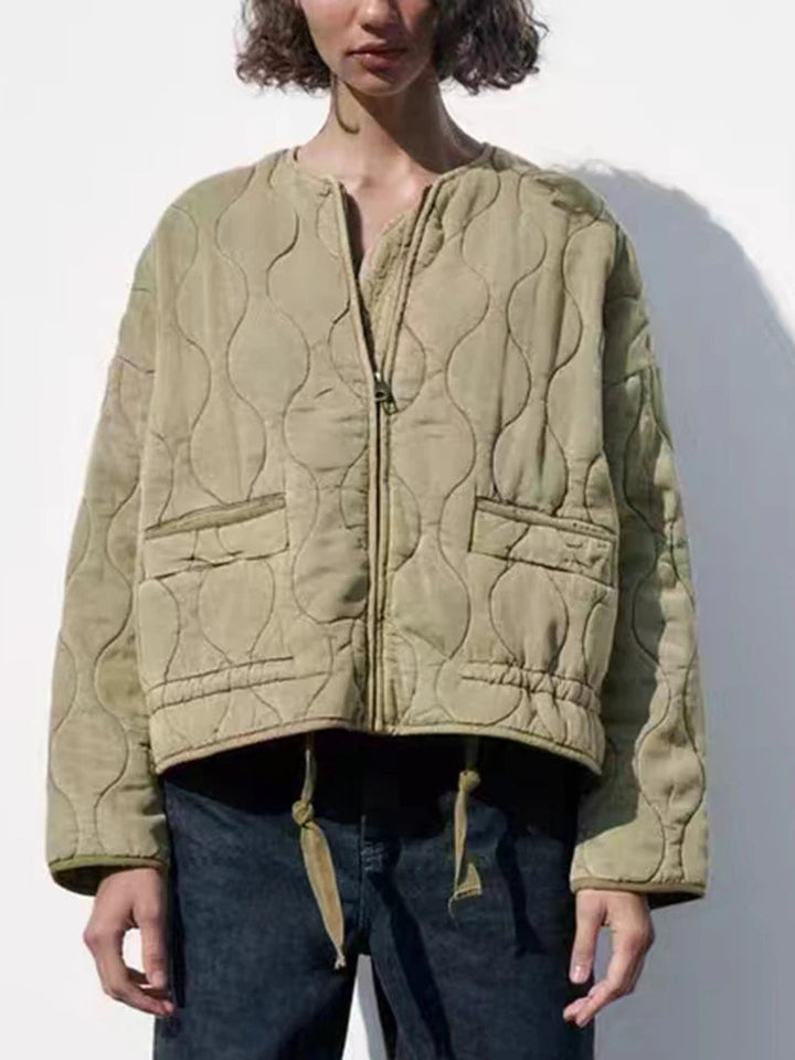 W&W Mode | Oversized Vintage Gepolsterte Damenjacke