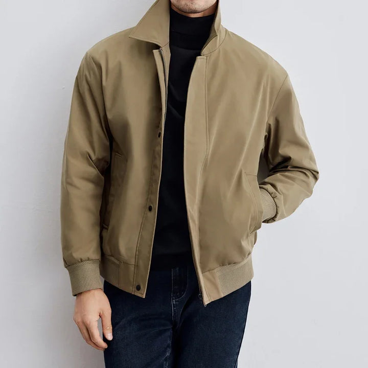 W&W Mode | Herren-Blousonjacke Mit Reißverschluss Und Klassischem Kragen